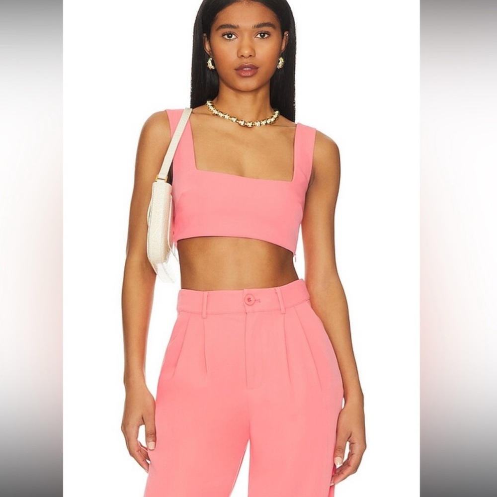 Lovers + Friends Pink Wide Leg Jumpsuit - Picture 2 of 8